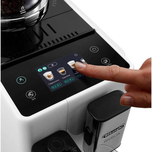 Кофемашина DeLonghi EXAM440.55.W Сменный контейнер для зёрен (2шт.); мерная ложка; полоска для определения жёсткости воды