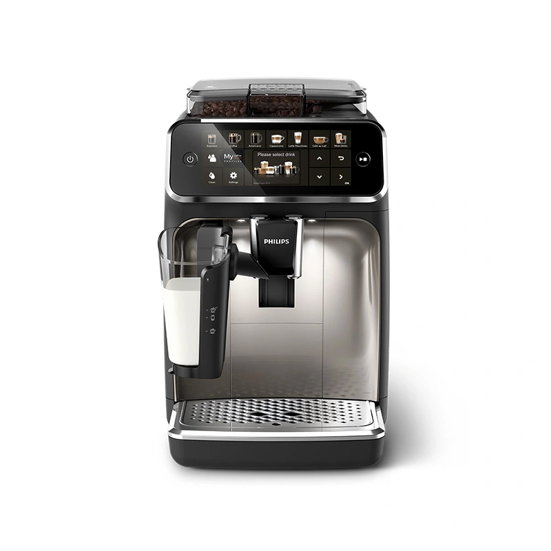 Кофемашина Philips EP5547/90 Series 5500 LatteGo документация, капучинатор, мерная ложка, тест-полоска для определения жесткости воды, фильтр AquaClean
