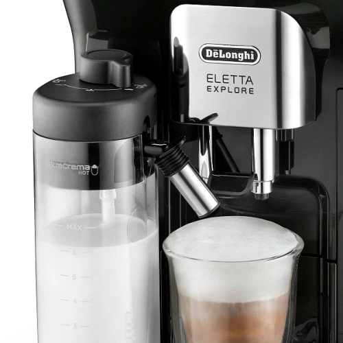 Кофемашина DeLonghi ECAM450.65.G Графин для молока; фильтр для воды; мерная ложка; силиконовая форма для льда; инструкция