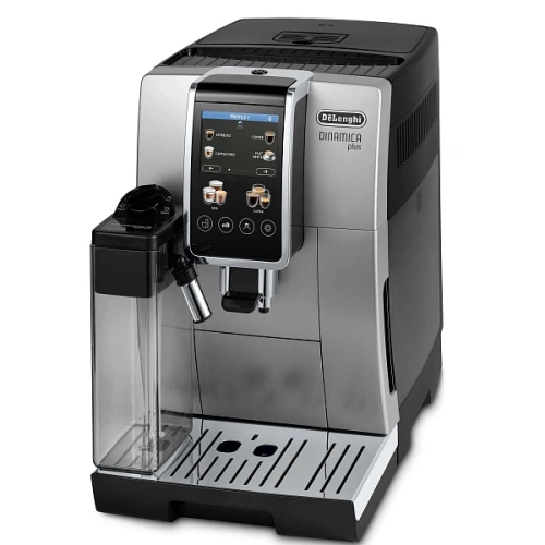 Кофемашина DeLonghi ECAM380.85.SB Графин для молока; фильтр для воды; полоска на определение жесткости воды; декальцинатор; мерная ложка; инструкция