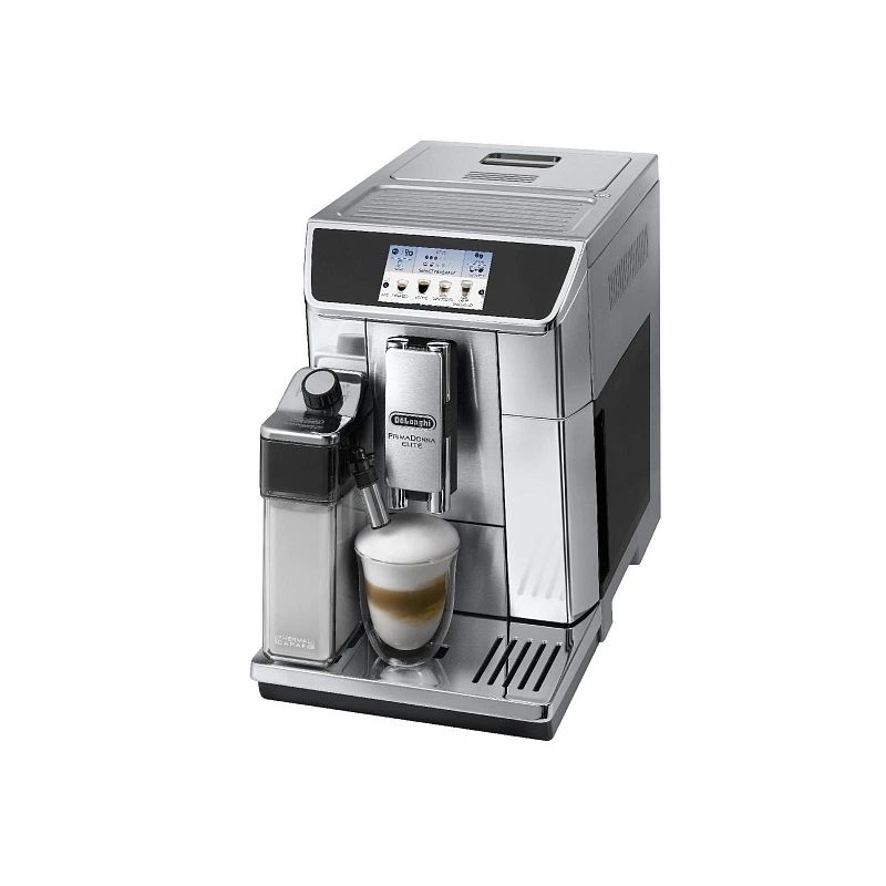 Кофемашина DeLonghi ECAM650.85.MS Графин для молока (2 шт.); узел подачи горячей воды/пара; мерная ложка; форма для льда (2шт.); полоска-индикатор жёсткости воды; фильтр; инструкция