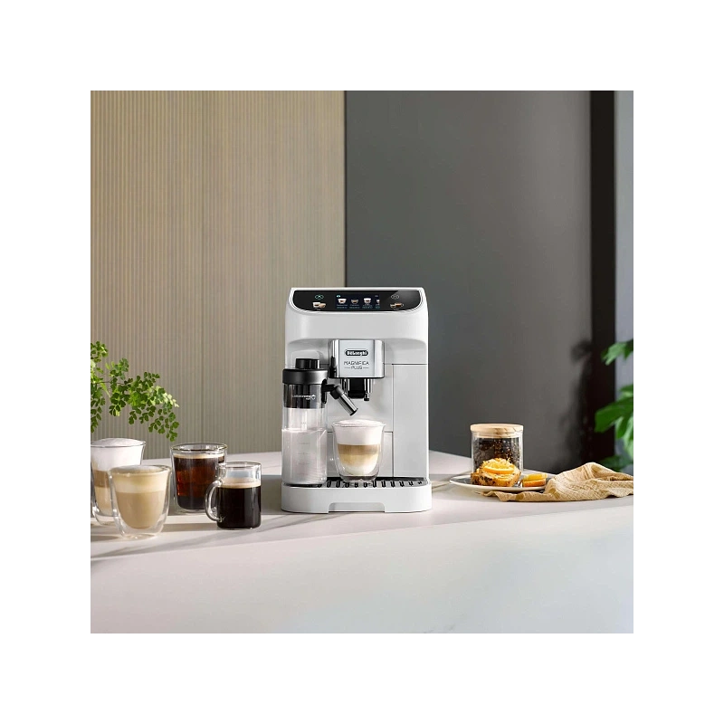 Кофемашина DeLonghi ECAM320.60.W Графин для молока; узел подачи горячей воды; инструкция