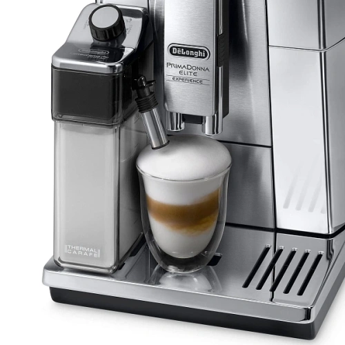 Кофемашина DeLonghi ECAM650.85.MS Графин для молока (2 шт.); узел подачи горячей воды/пара; мерная ложка; форма для льда (2шт.); полоска-индикатор жёсткости воды; фильтр; инструкция