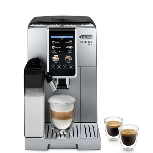 Кофемашина DeLonghi ECAM380.85.SB Графин для молока; фильтр для воды; полоска на определение жесткости воды; декальцинатор; мерная ложка; инструкция