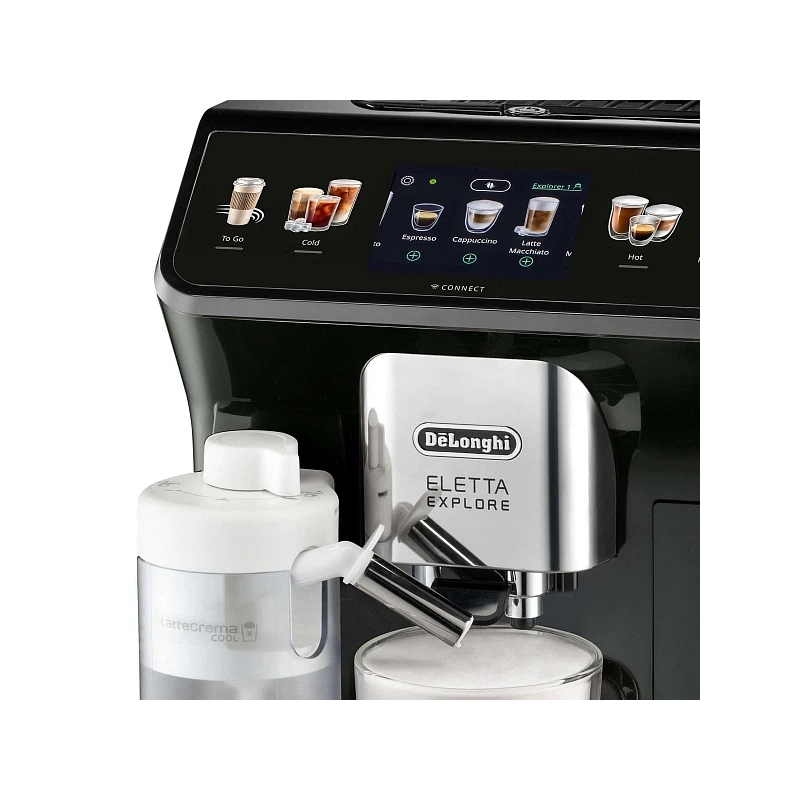 Кофемашина DeLonghi ECAM450.65.G Графин для молока; фильтр для воды; мерная ложка; силиконовая форма для льда; инструкция