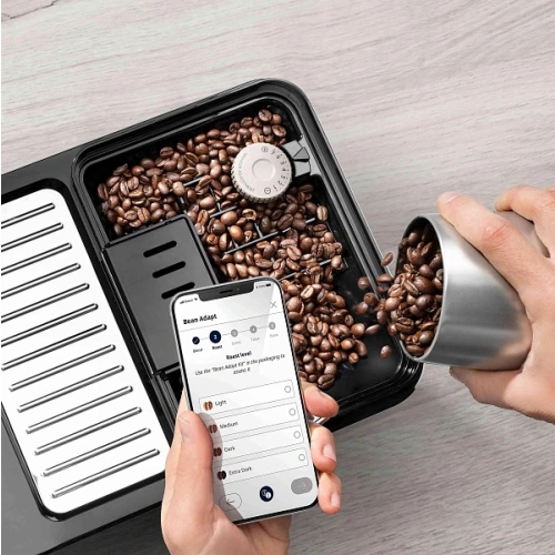 Kофемашина DeLonghi ECAM450.86.T Графин для молока; фильтр для воды; кружка To Go; мерная ложка; силиконовая форма для льда; инструкция