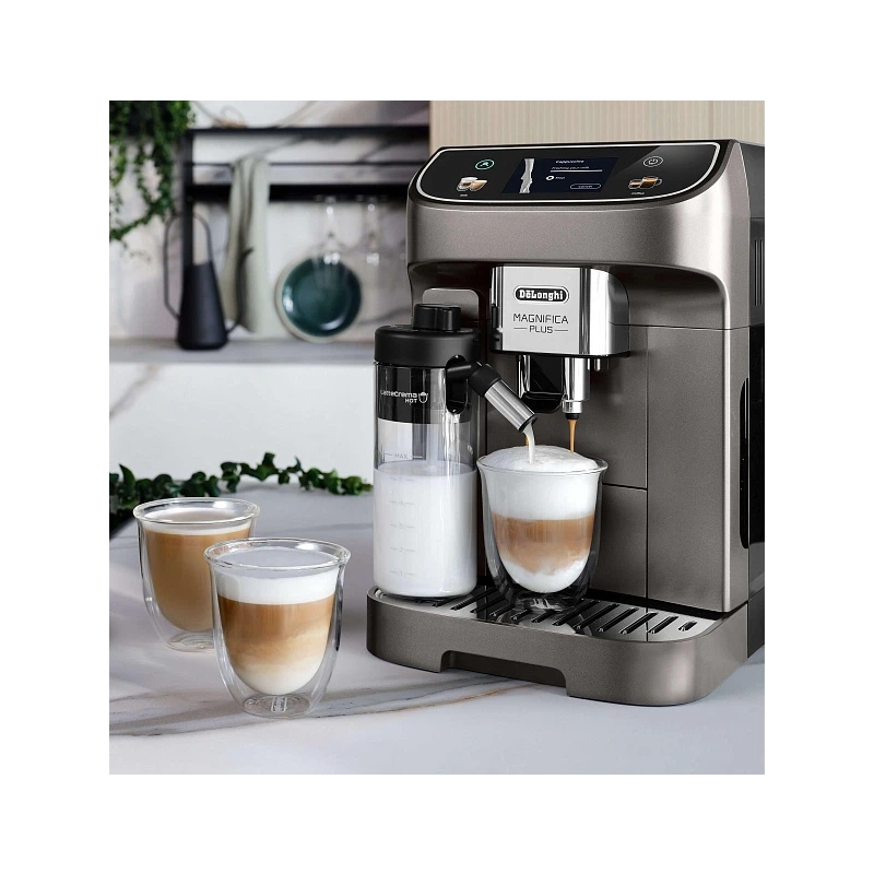 Кофемашина DeLonghi ECAM320.70.TB Графин для молока; узел подачи горячей воды; инструкция