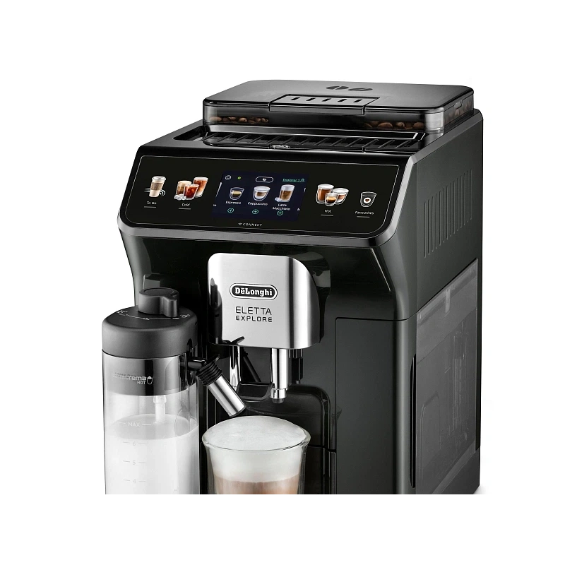 Кофемашина DeLonghi ECAM450.55.G EX:4 Графин для молока; фильтр для воды; кружка To Go; мерная ложка; силиконовая форма для льда; инструкция