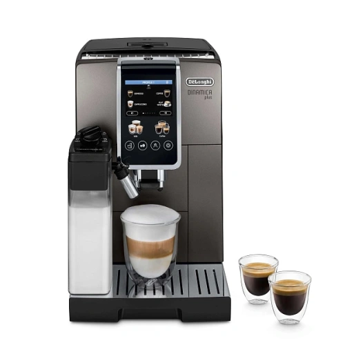 Кофемашина DeLonghi ECAM380.95.TB Графин для молока (latte crema hot; latte crema cool); фильтр для воды; мерная ложка; силиконовая форма для льда; инструкция