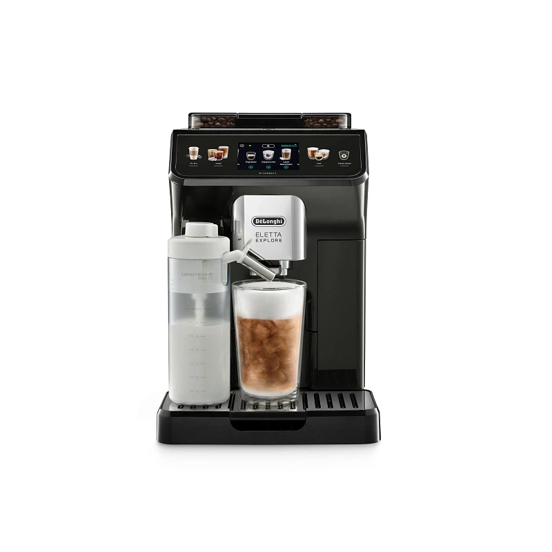 Кофемашина DeLonghi ECAM450.55.G EX:4 Графин для молока; фильтр для воды; кружка To Go; мерная ложка; силиконовая форма для льда; инструкция