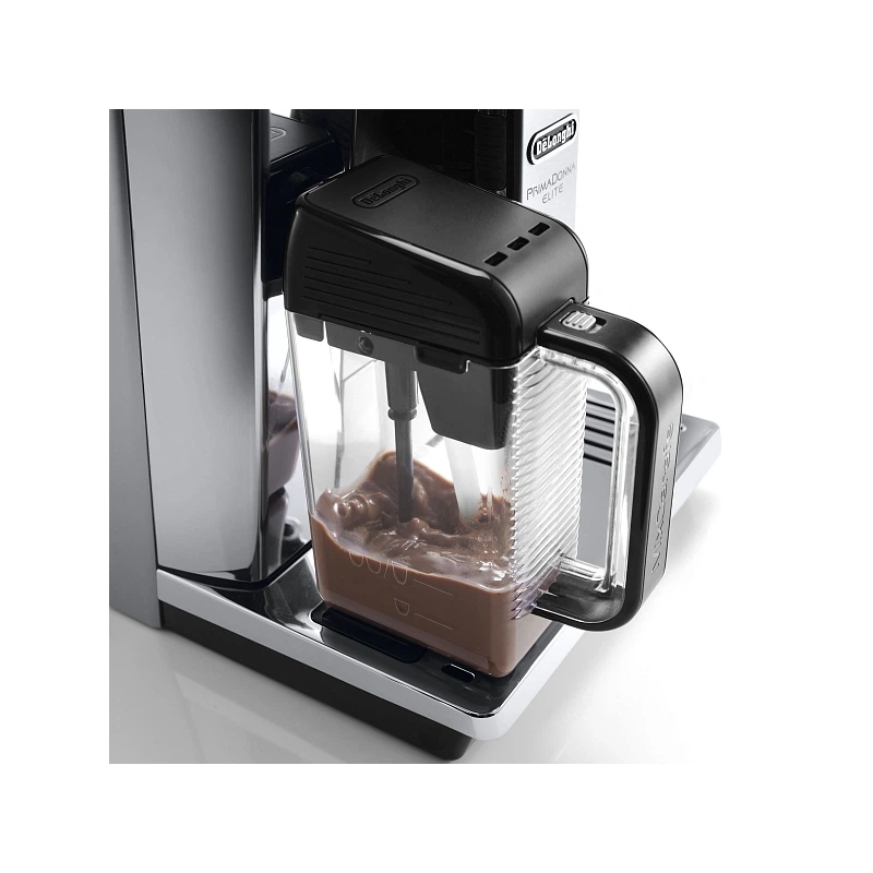 Кофемашина DeLonghi ECAM650.85.MS Графин для молока (2 шт.); узел подачи горячей воды/пара; мерная ложка; форма для льда (2шт.); полоска-индикатор жёсткости воды; фильтр; инструкция