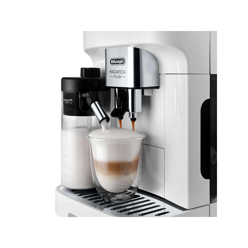 Кофемашина DeLonghi ECAM320.60.W Графин для молока; узел подачи горячей воды; инструкция