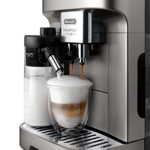 Кофемашина DeLonghi ECAM320.70.TB Графин для молока; узел подачи горячей воды; инструкция