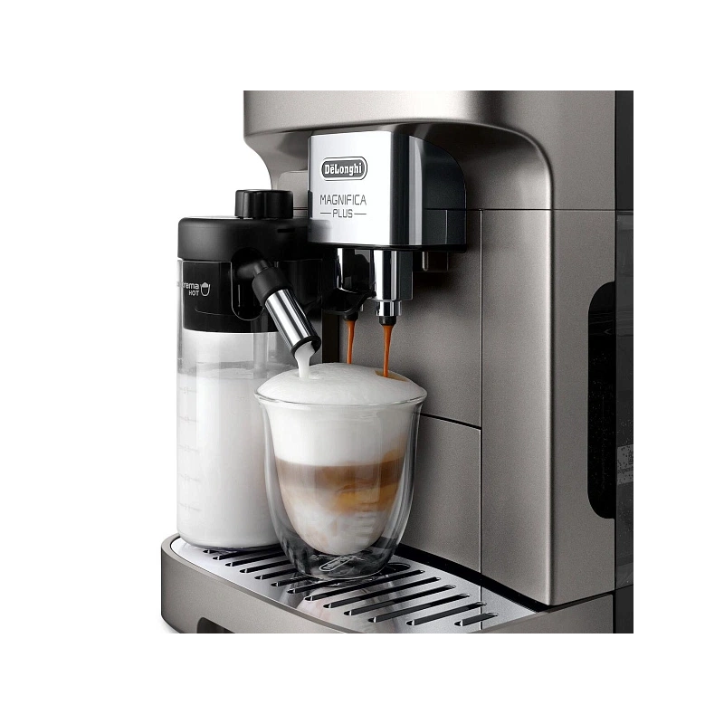 Кофемашина DeLonghi ECAM320.70.TB Графин для молока; узел подачи горячей воды; инструкция