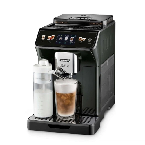 Кофемашина DeLonghi ECAM450.65.G Графин для молока; фильтр для воды; мерная ложка; силиконовая форма для льда; инструкция