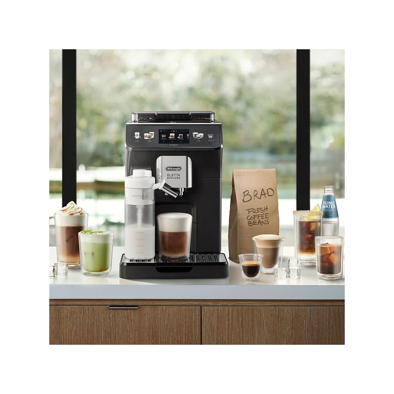 Кофемашина DeLonghi ECAM450.55.G EX:4 Графин для молока; фильтр для воды; кружка To Go; мерная ложка; силиконовая форма для льда; инструкция